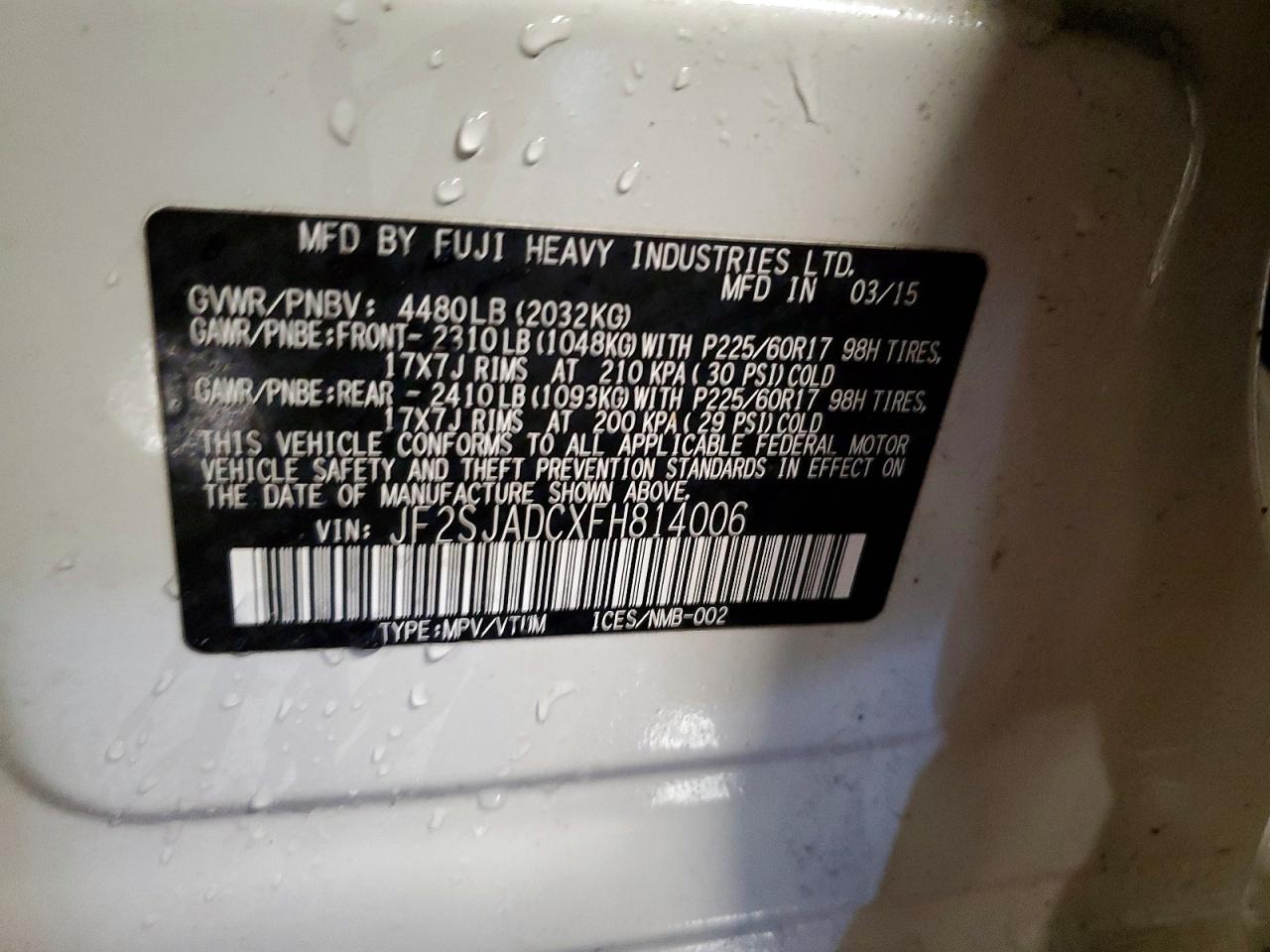 2015 Subaru Forester 2.5i Premium