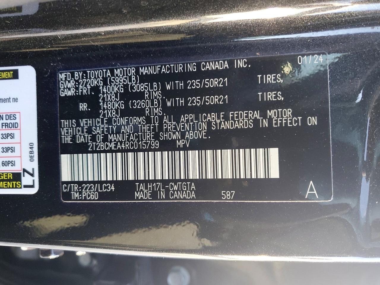 2024 Lexus Rx 500h f Sport