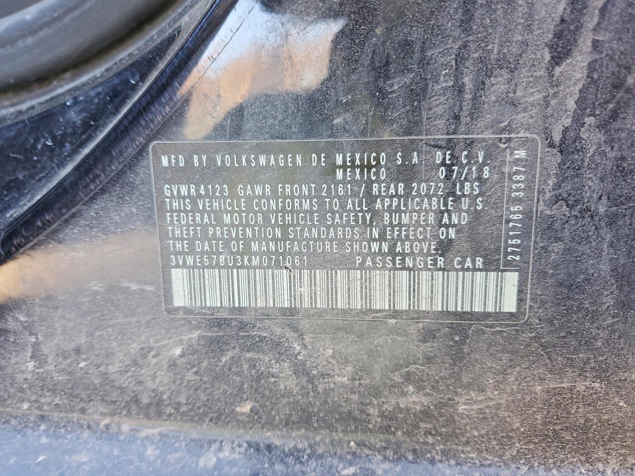2019 Volkswagen Jetta sel