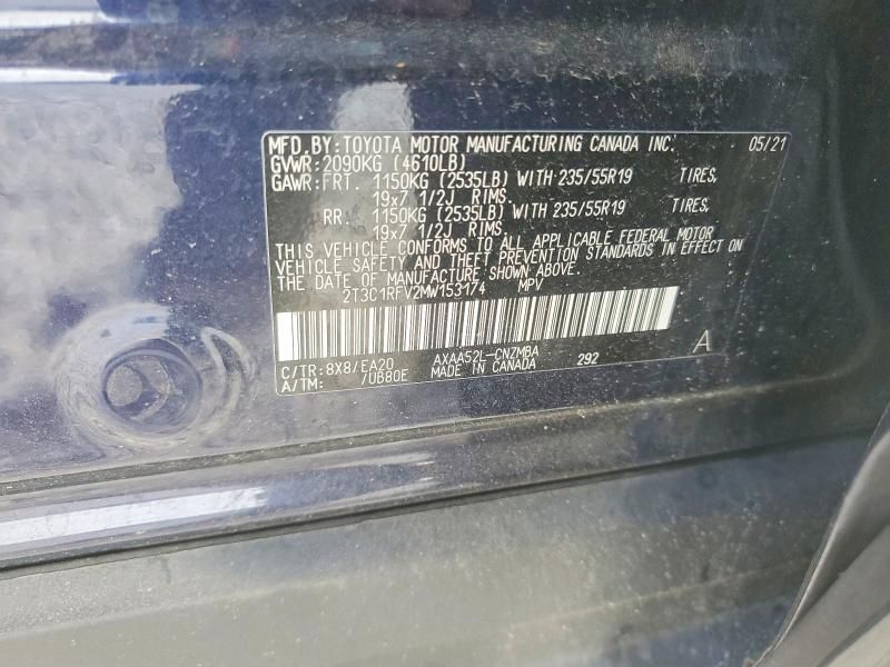 2021 Toyota Rav4 xle Premium