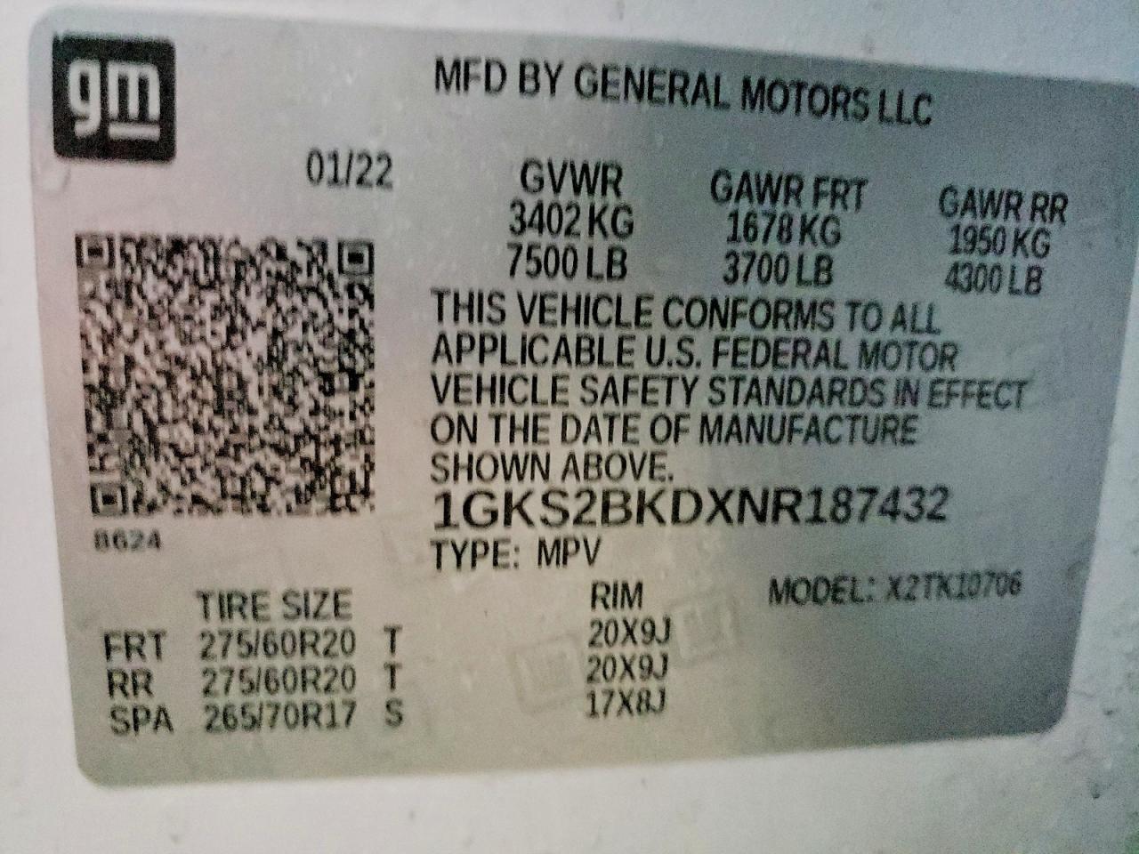 2022 GMC Yukon slt