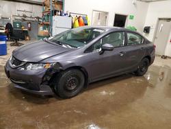 2015 Honda Civic lx en venta en Bowmanville, ON