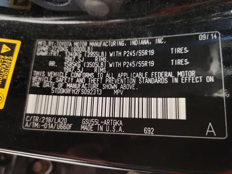 2015 Toyota Highlander Limited