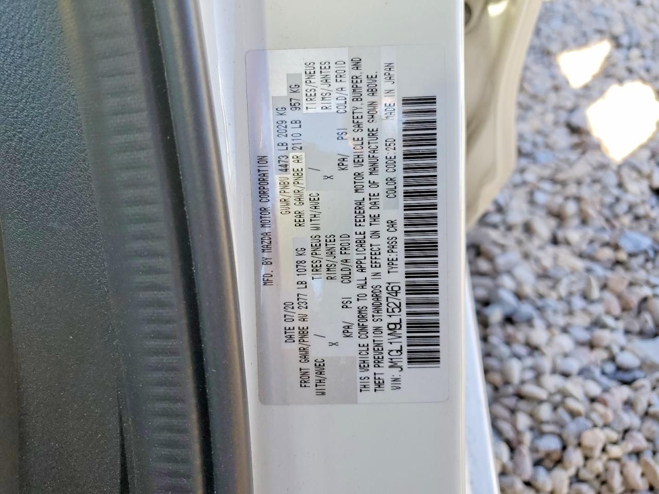 2020 Mazda 6 Touring