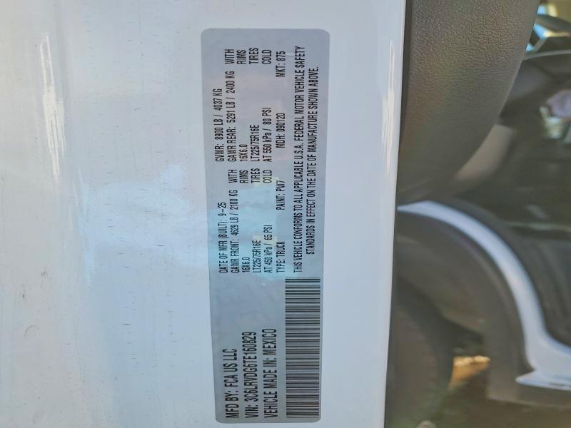 2026 Dodge Ram pro Master van