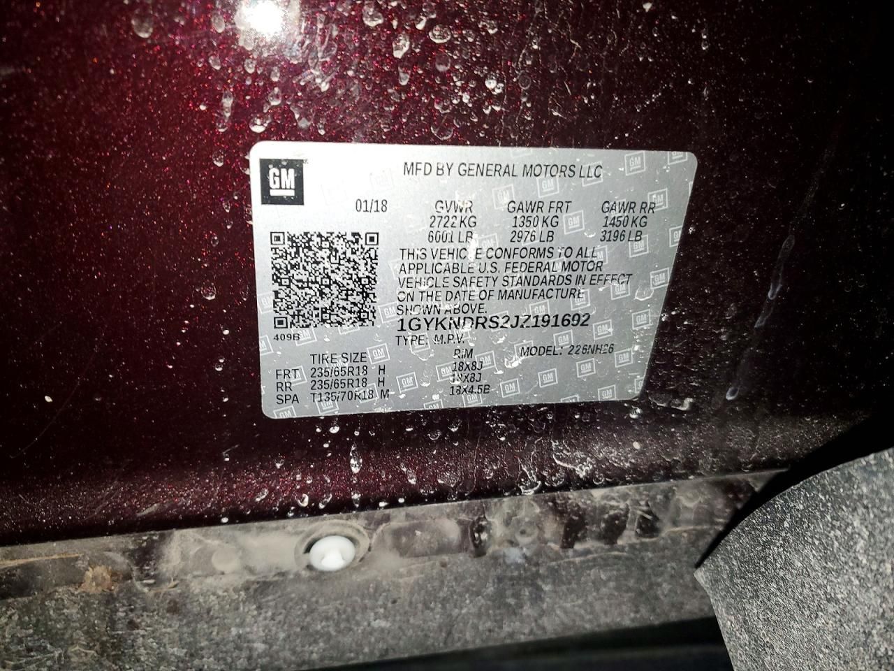 2018 Cadillac XT5 Luxury