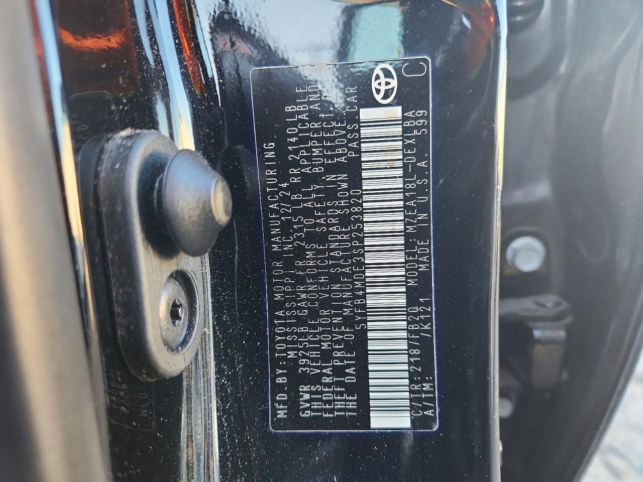 2025 Toyota Corolla le