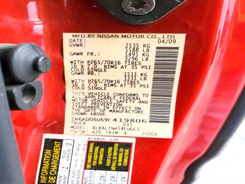 2009 Nissan Frontier King Cab SE