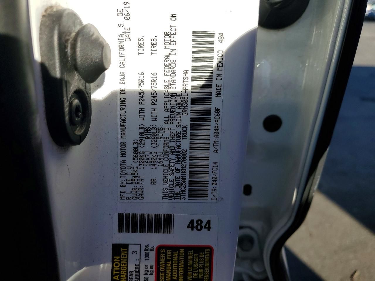 2019 Toyota Tacoma Double cab