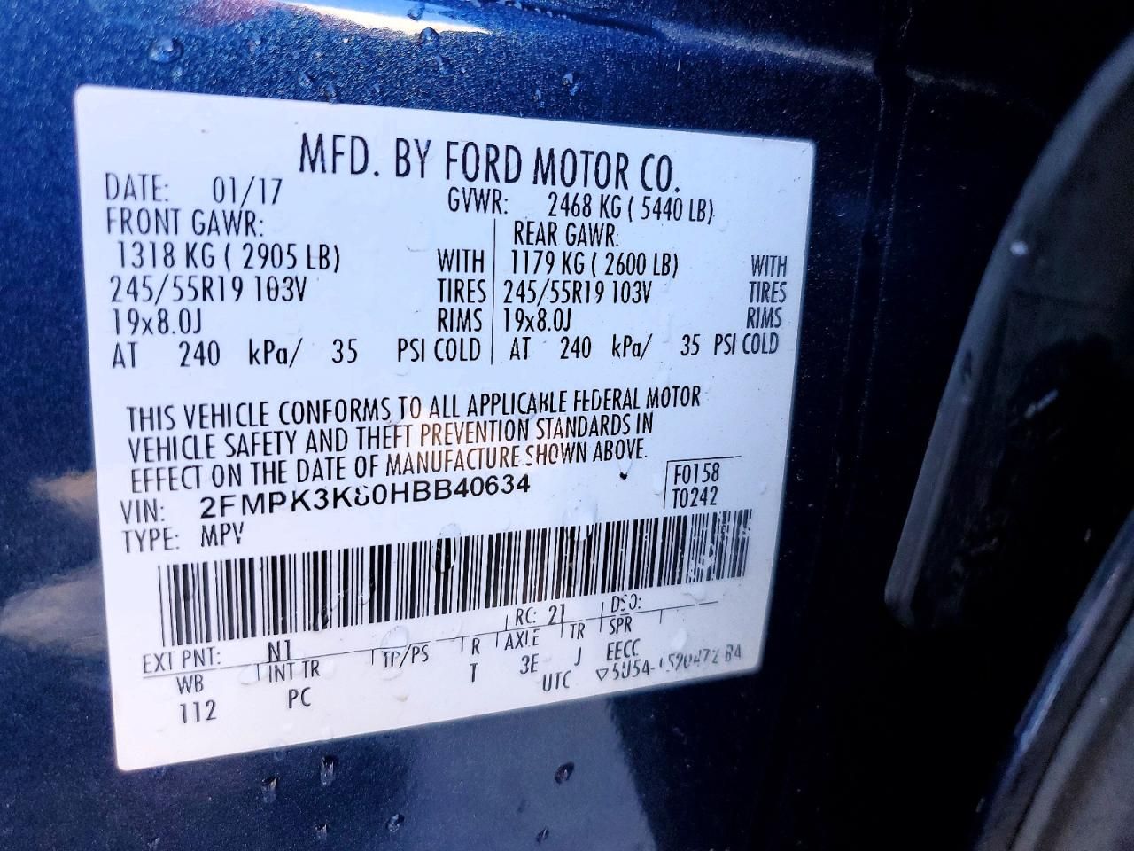 2017 Ford Edge Titanium