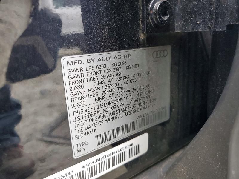 2017 Audi Q7 Premium Plus