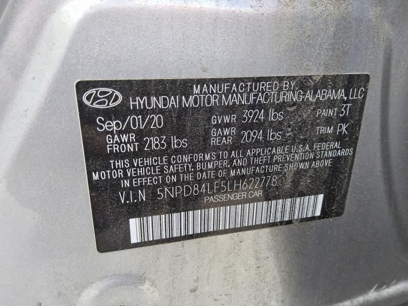 2020 Hyundai Elantra sel