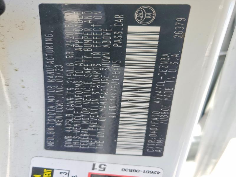 2023 Toyota Camry le