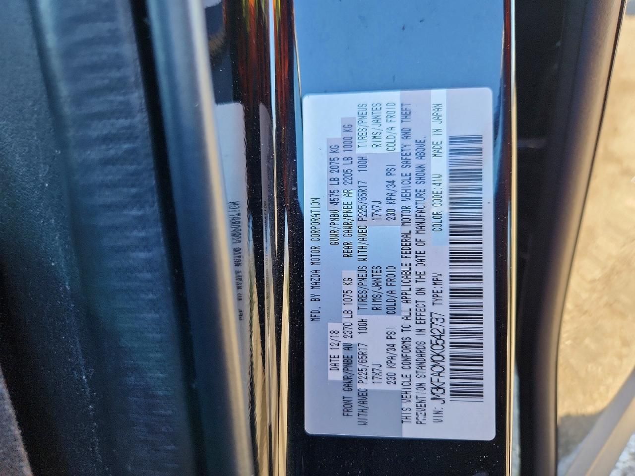 2019 Mazda Cx-5 Touring