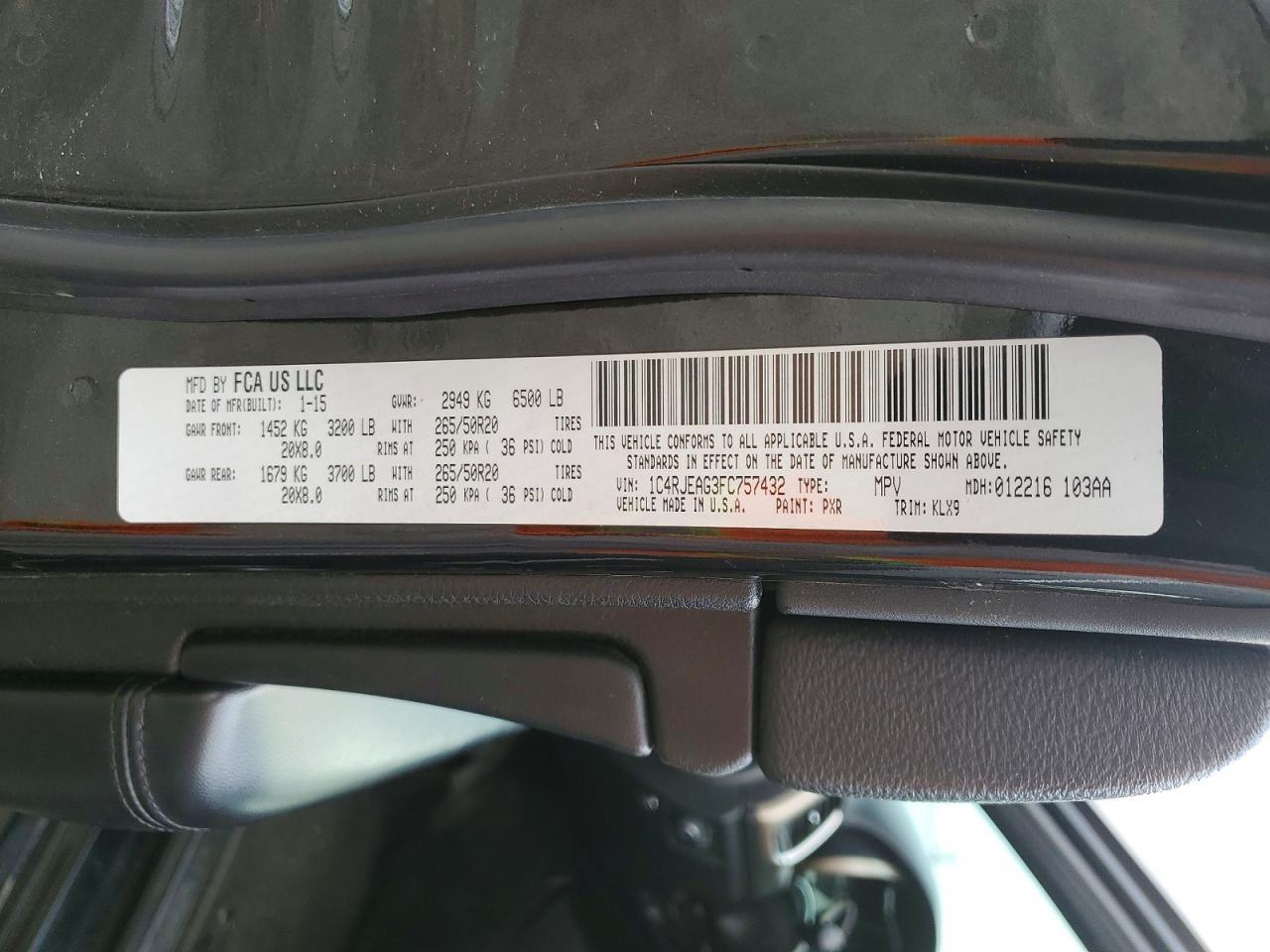 2015 Jeep Grand Cherokee Laredo