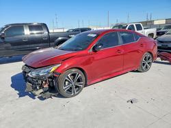 Salvage cars for sale from Copart Haslet, TX: 2021 Nissan Sentra sr