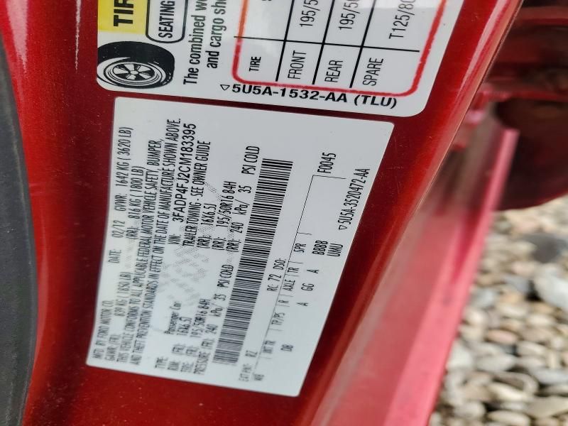 2012 Ford Fiesta ses