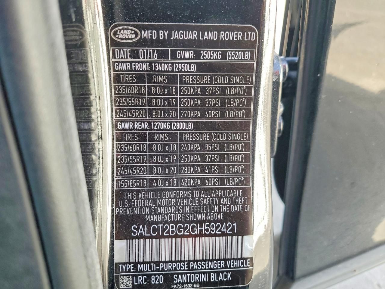 2016 Land Rover Discovery Sport hse Luxury