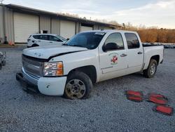 Salvage trucks for sale at Grenada, MS auction: 2007 Chevrolet Silverado C1500 Crew Cab