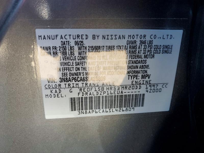 2025 Nissan Kicks sv