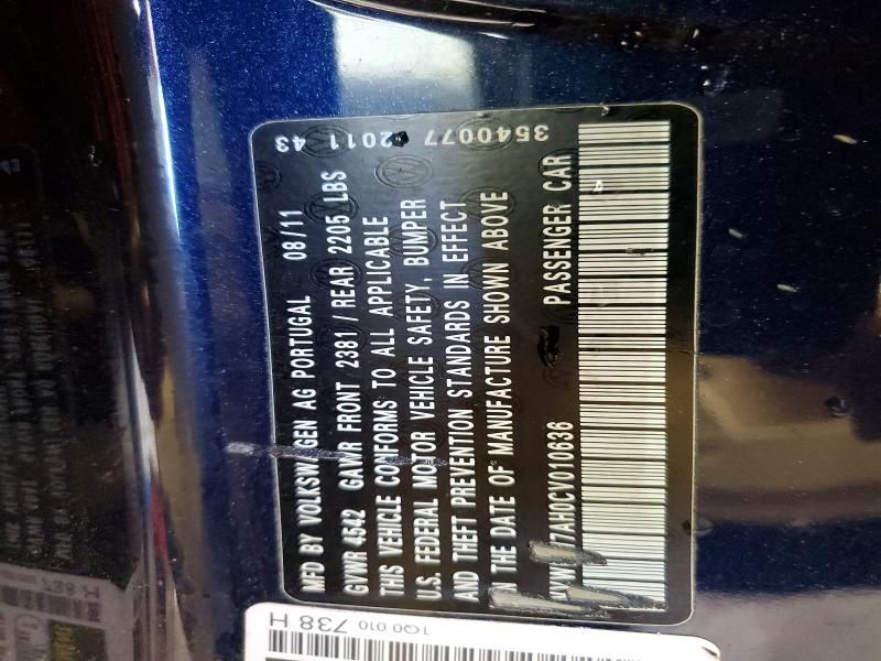 2012 Volkswagen Eos Komfort