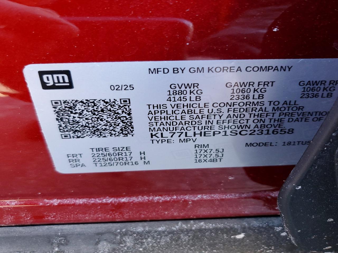 2025 Chevrolet Trax 1LT