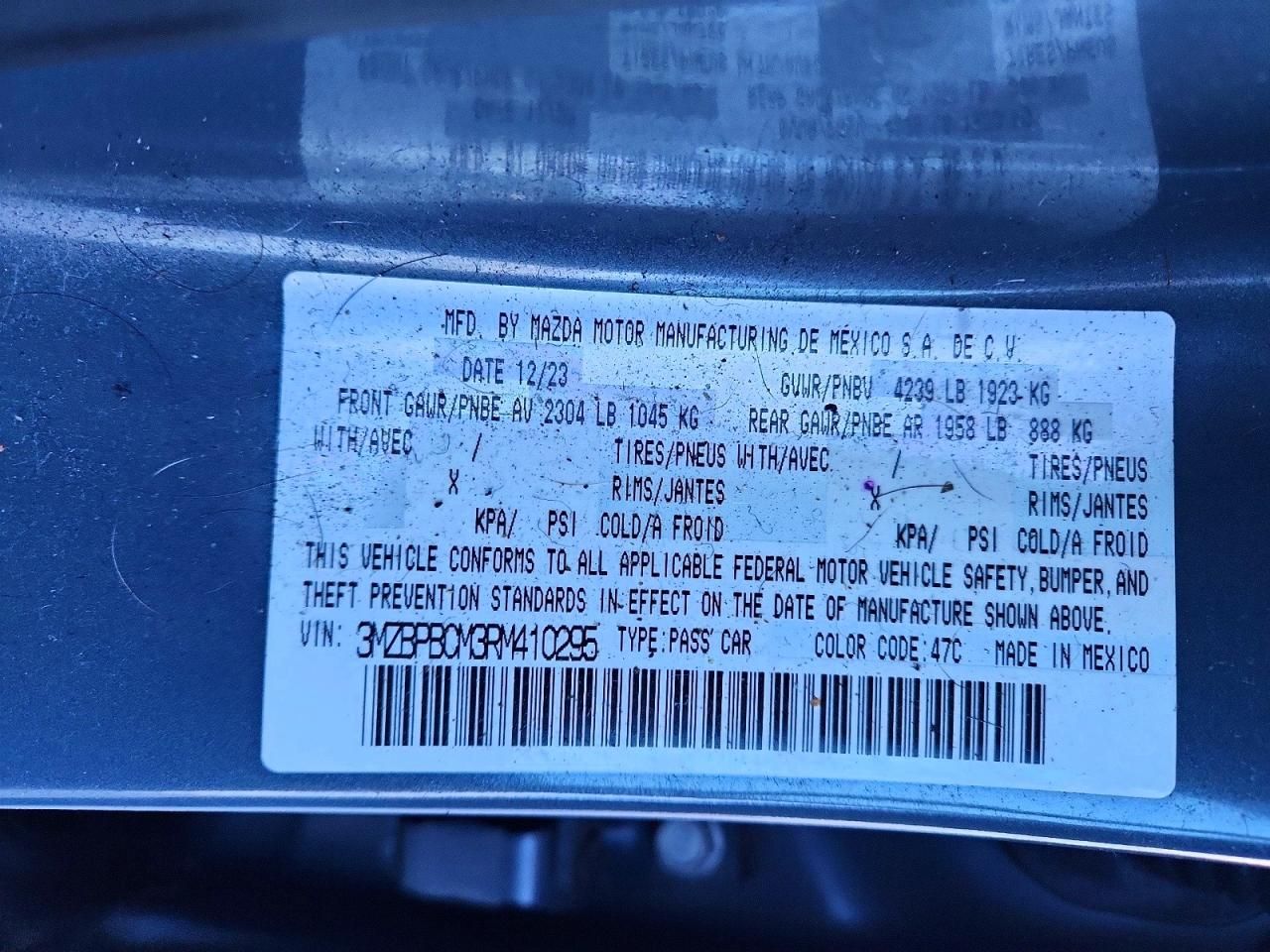 2024 Mazda 3 Preferred