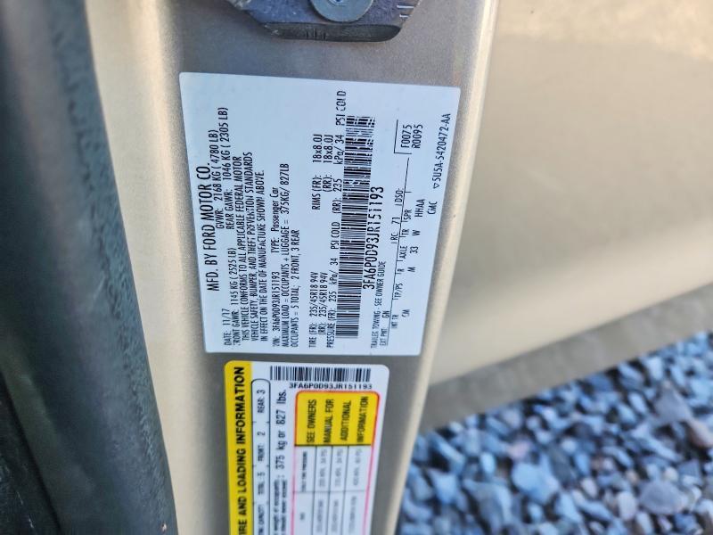 2018 Ford Fusion Titanium/platinum