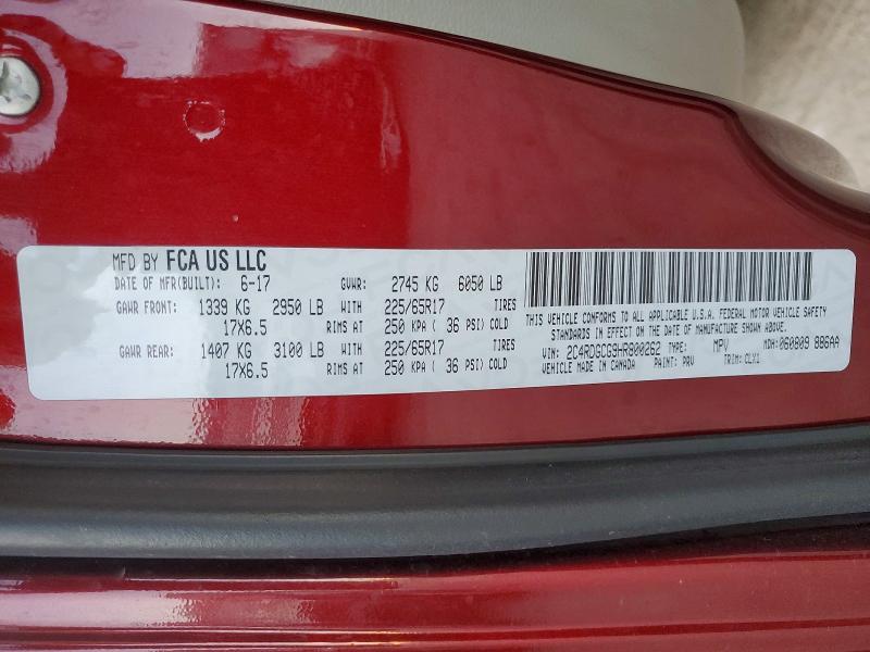 2017 Dodge Grand Caravan sxt