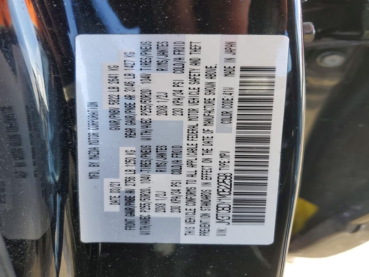 2021 Mazda Cx-9 Grand Touring