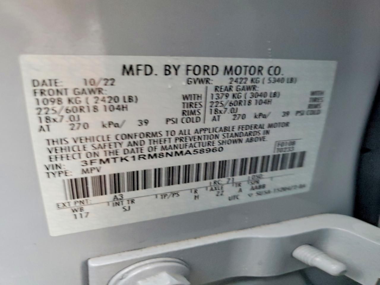 2022 Ford Mustang Mach-e Select