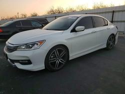 Vehiculos salvage en venta de Copart Fresno, CA: 2017 Honda Accord Sport