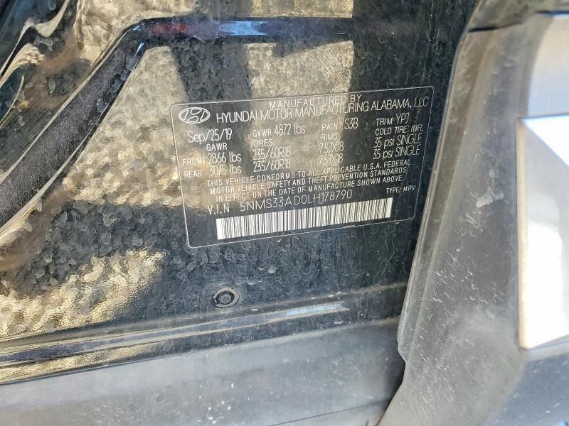 2020 Hyundai Santa fe sel