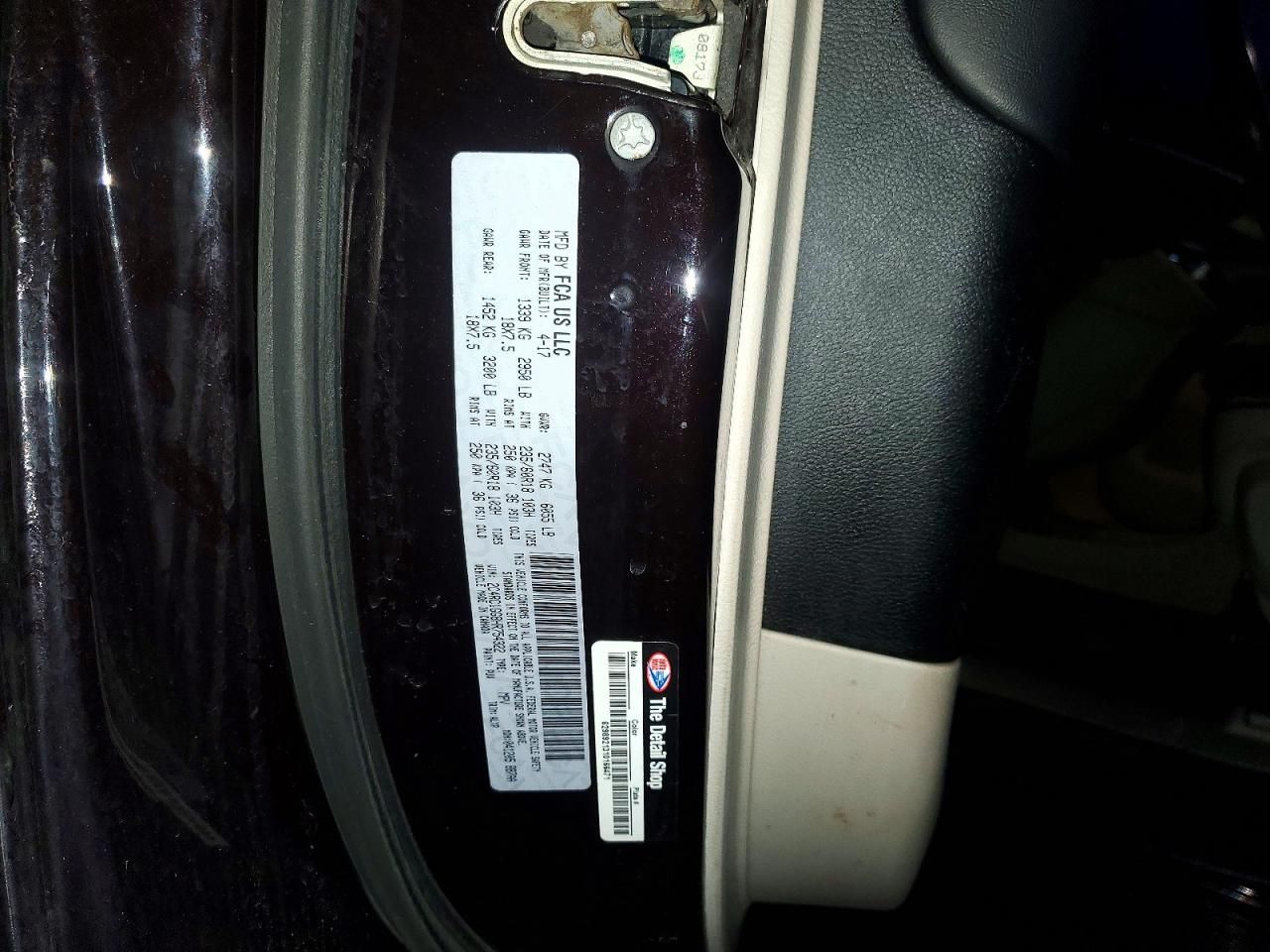 2017 Chrysler Pacifica Limited