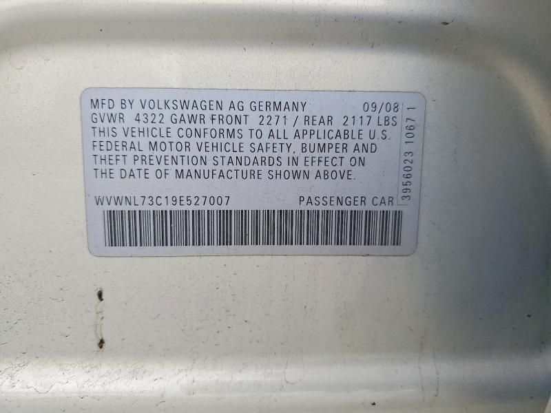 2009 Volkswagen Cc Sport