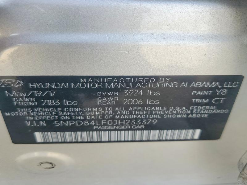 2018 Hyundai Elantra sel