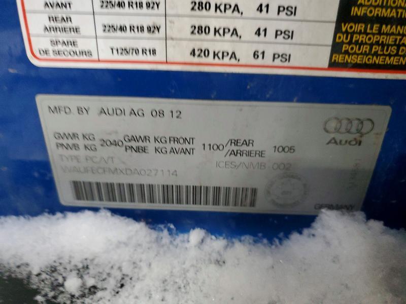 2013 Audi A3 Premium
