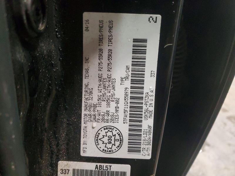 2016 Toyota Tundra Crewmax 1794