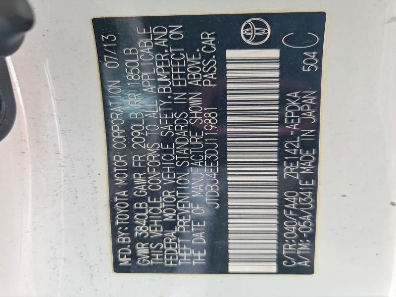 2013 Toyota Corolla Base