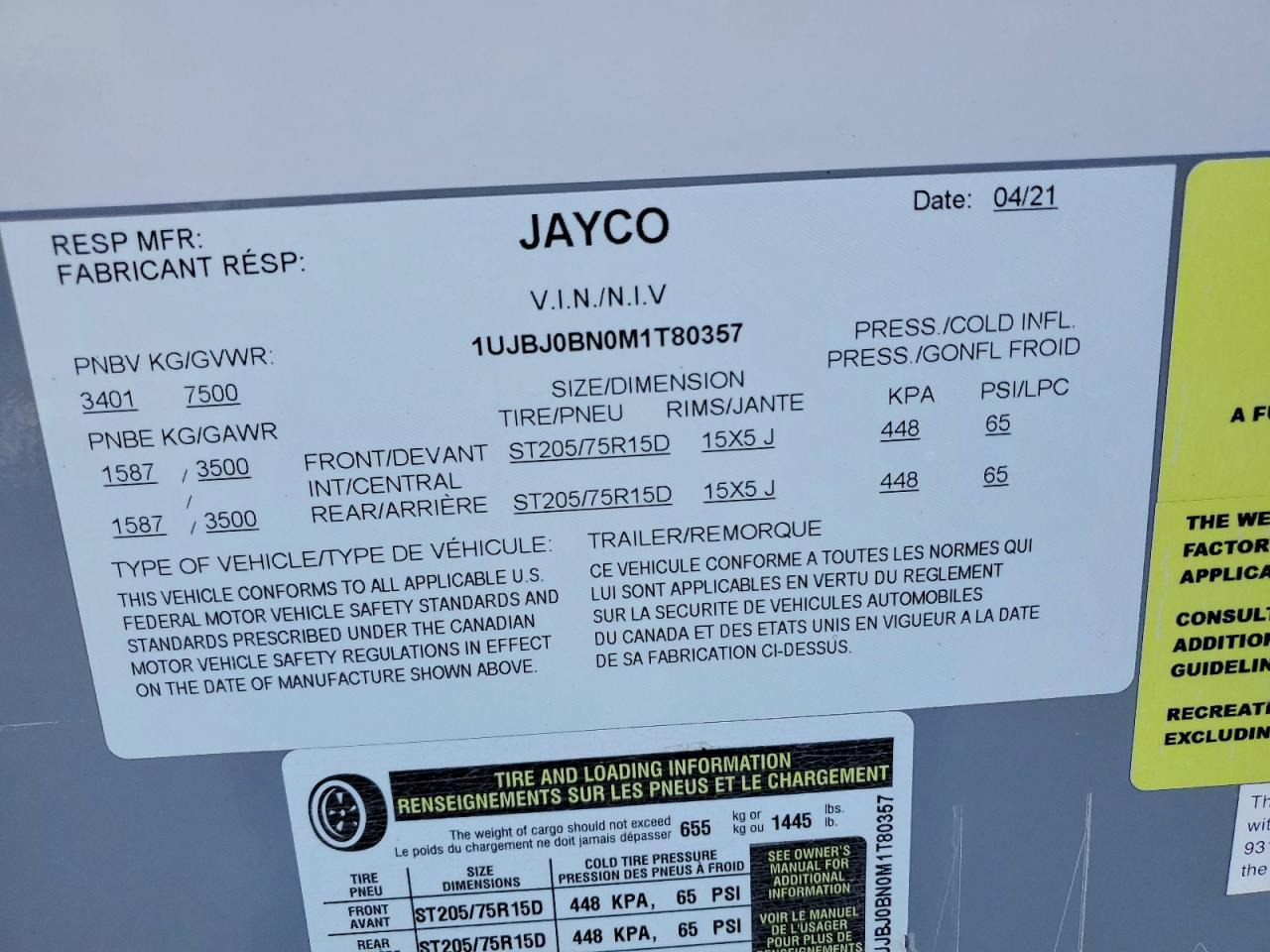 2021 Jayco JAY Flight