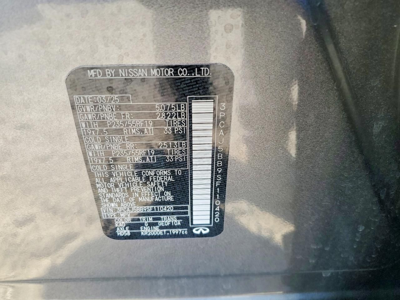 2025 Infiniti Qx50 Luxe