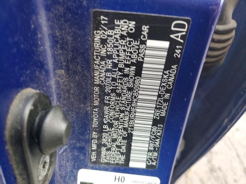 2017 Toyota Corolla l