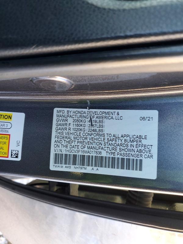 2021 Honda Accord Hybrid