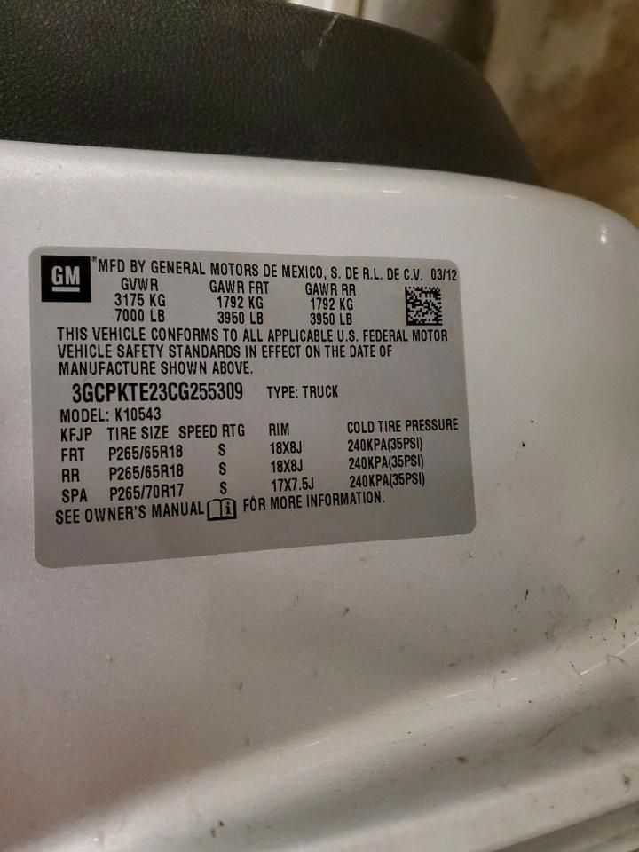 2012 Chevrolet Silverado K1500 ltz