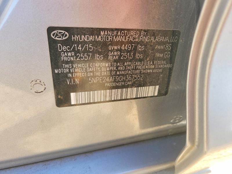 2016 Hyundai Sonata se