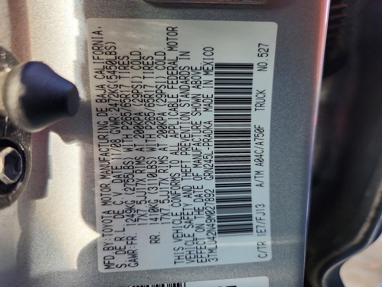 2009 Toyota Tacoma V6