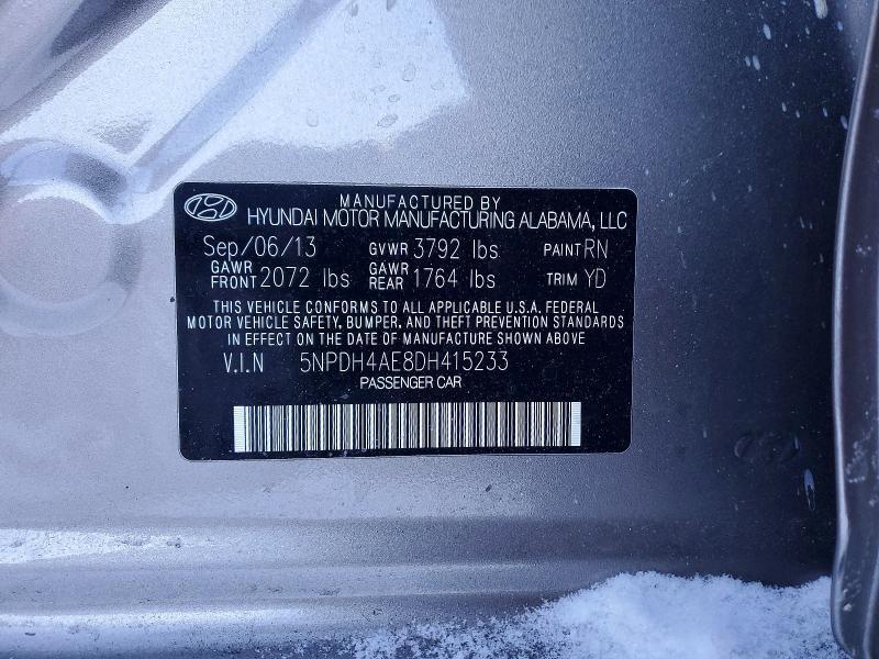 2013 Hyundai Elantra gls