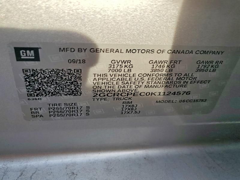 2019 Chevrolet Silverado ld C1500 lt