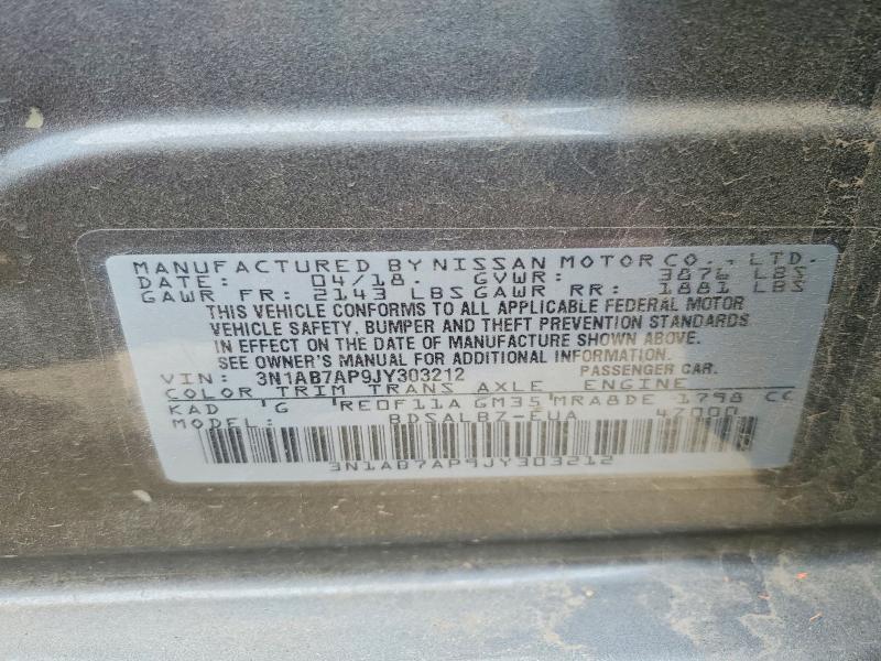 2018 Nissan Sentra s