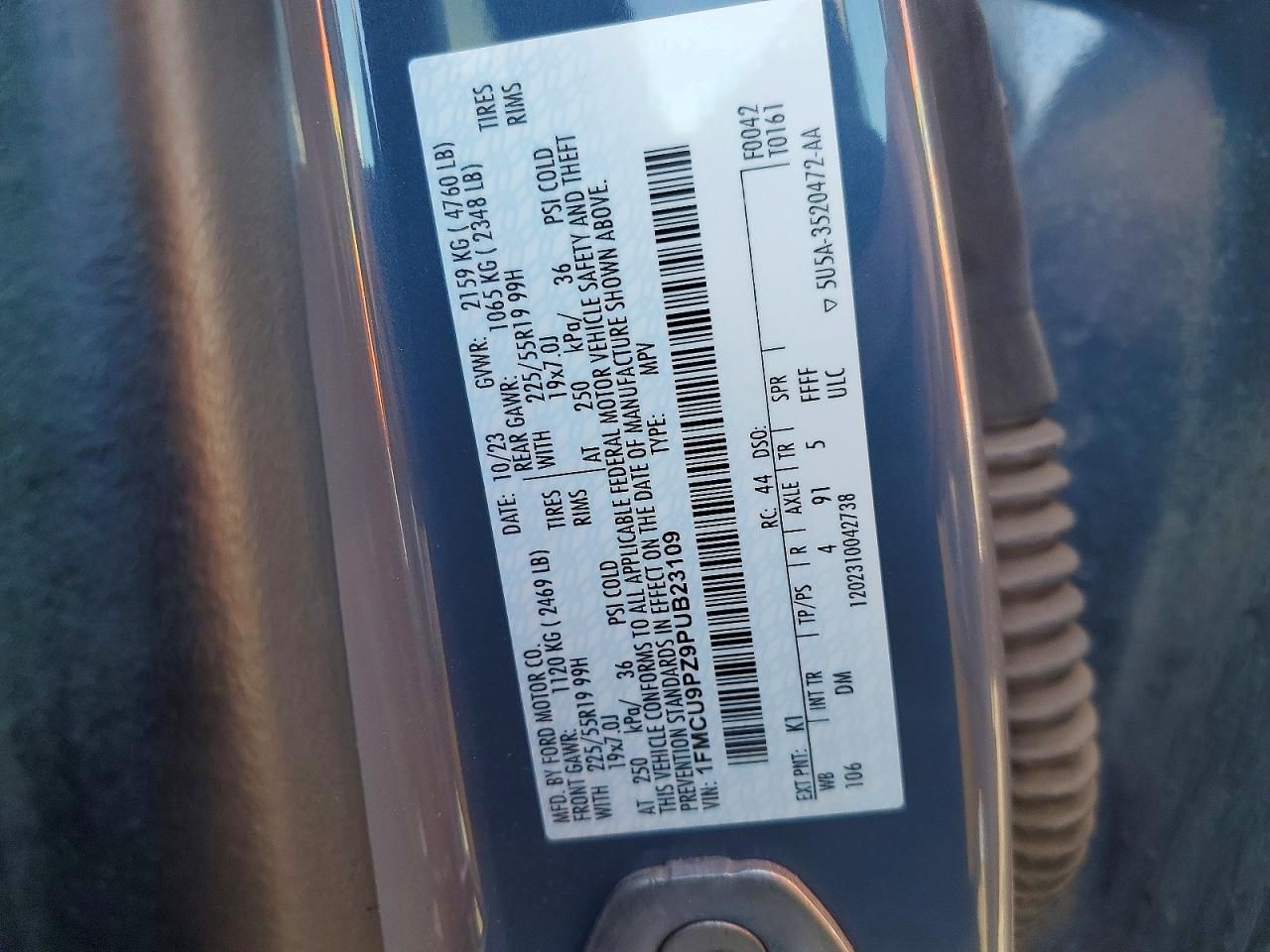 2023 Ford Escape st Line Elite